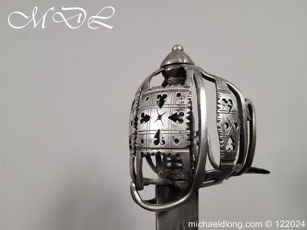 Scottish Infantry Officers Broadsword c 1750 - Image 14