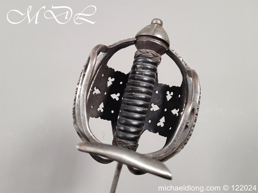 Scottish Infantry Officers Broadsword c 1750 - Image 12