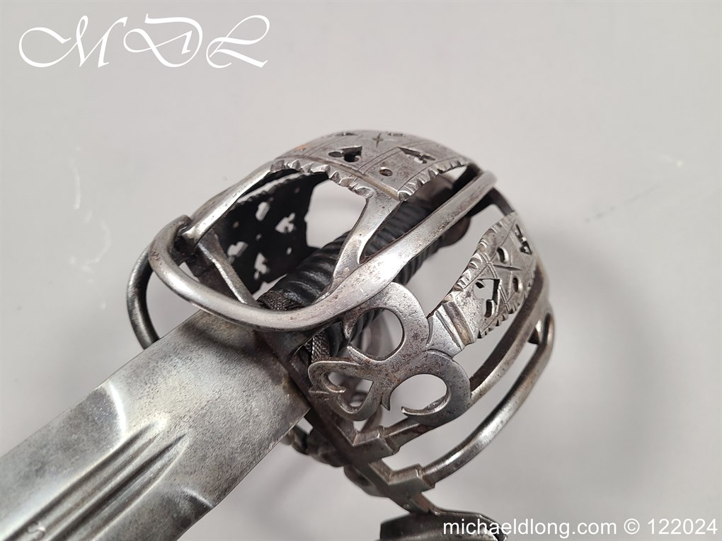 Scottish Infantry Officers Broadsword c 1750 - Image 7