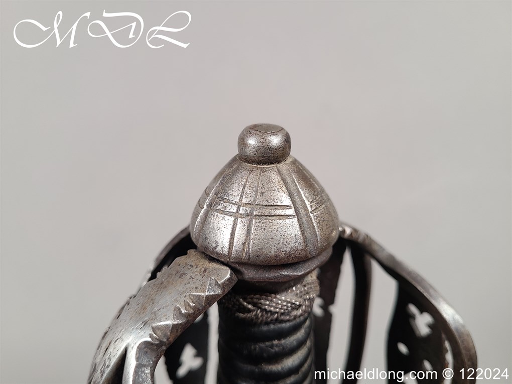Scottish Infantry Officers Broadsword c 1750 - Image 6