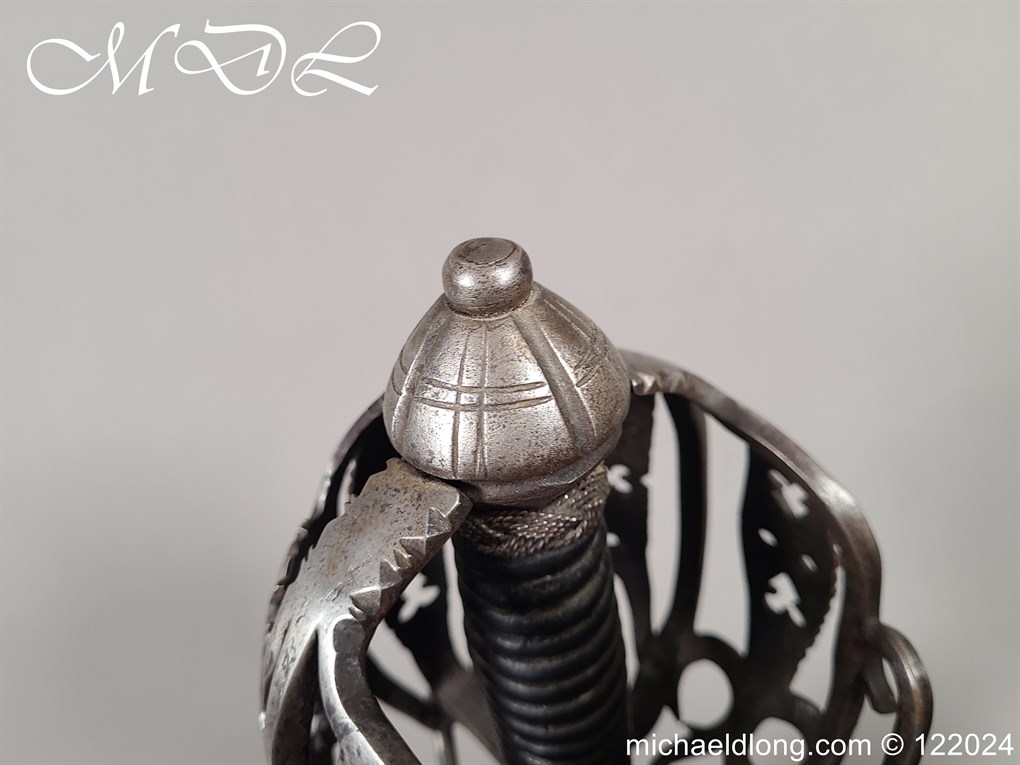 Scottish Infantry Officers Broadsword c 1750 - Image 5