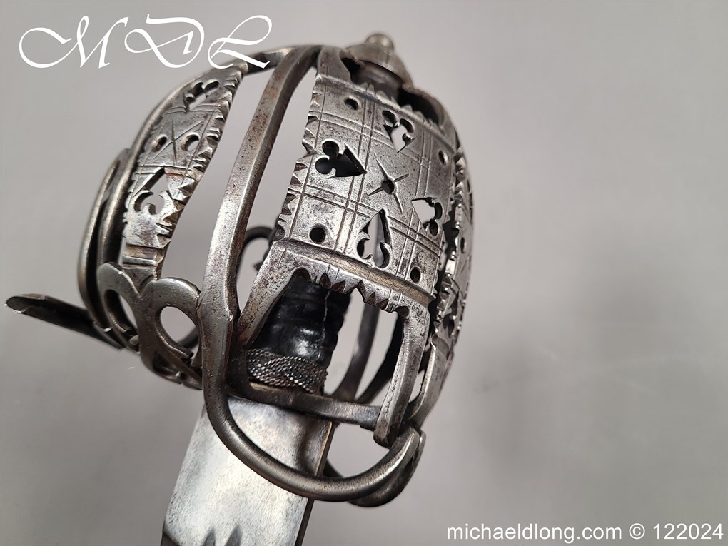 Scottish Infantry Officers Broadsword c 1750 - Image 4