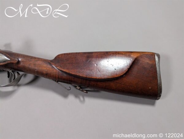 French Double Barrelled Flintlock Sporting Gun - Image 24