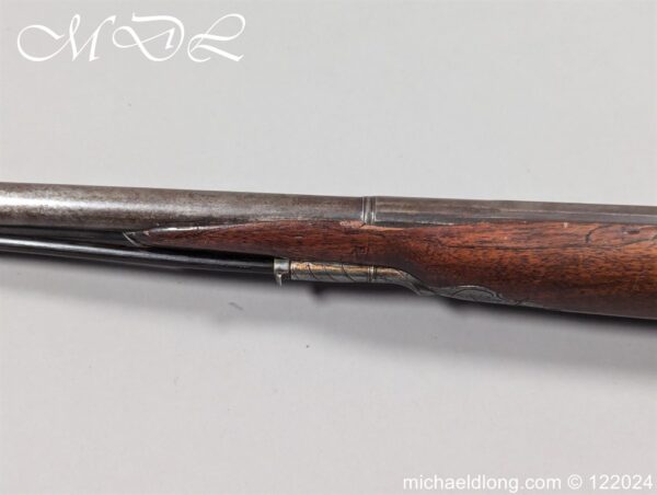 French Double Barrelled Flintlock Sporting Gun - Image 16