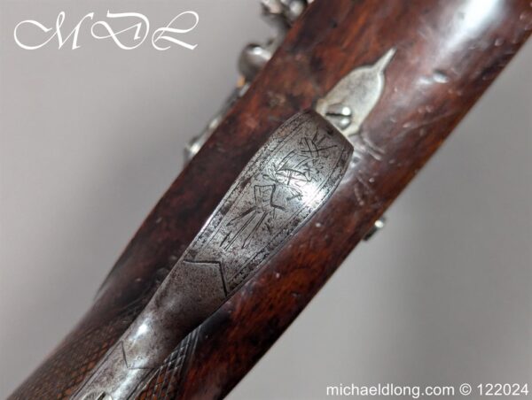 Flintlock Seven Barrelled Goose Rifle by Henry Nock - Image 9