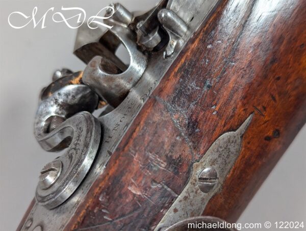 Flintlock Seven Barrelled Goose Rifle by Henry Nock - Image 8