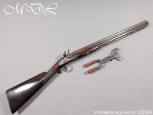Flintlock Seven Barrelled Goose Rifle by Henry Nock