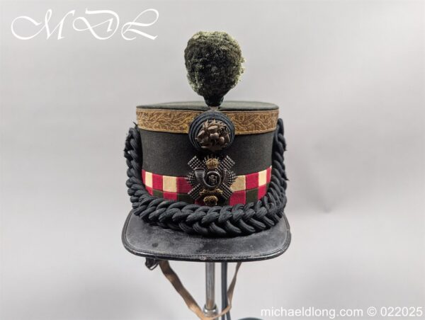Scottish HLI Kings Crown Officer’s Shako - Image 18