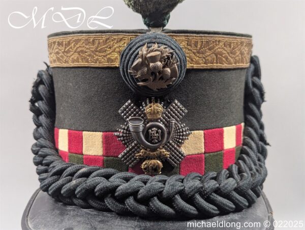 Scottish HLI Kings Crown Officer’s Shako - Image 17