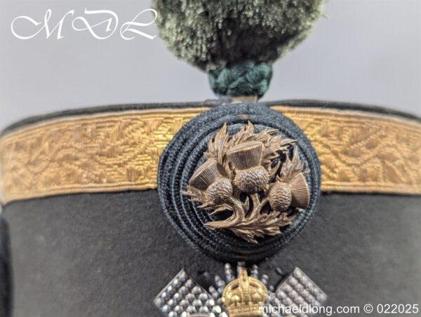 Scottish HLI Kings Crown Officer’s Shako - Image 14