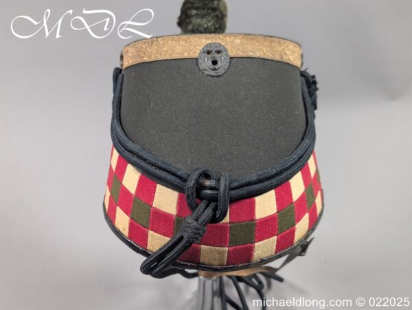 Scottish HLI Kings Crown Officer’s Shako - Image 11