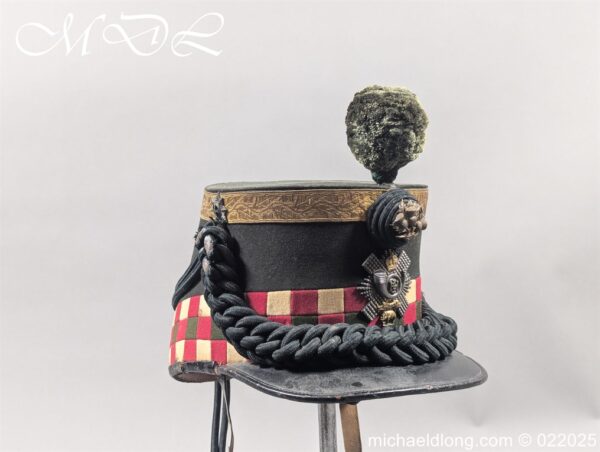 Scottish HLI Kings Crown Officer’s Shako - Image 6