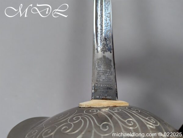 British ER 2 1912 Officers Sword by Wilkinson Sword - Image 25