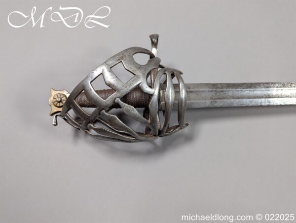 Venetian Broadsword Schiavona c 1720 - Image 2