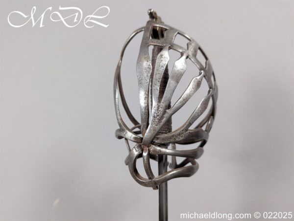 Venetian Broadsword Schiavona c 1720 - Image 15