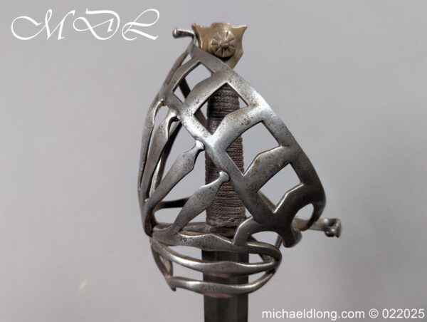 Venetian Broadsword Schiavona c 1720 - Image 5