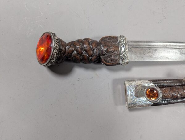 Georgian Silver Mounted Scottish Dirk - Image 2