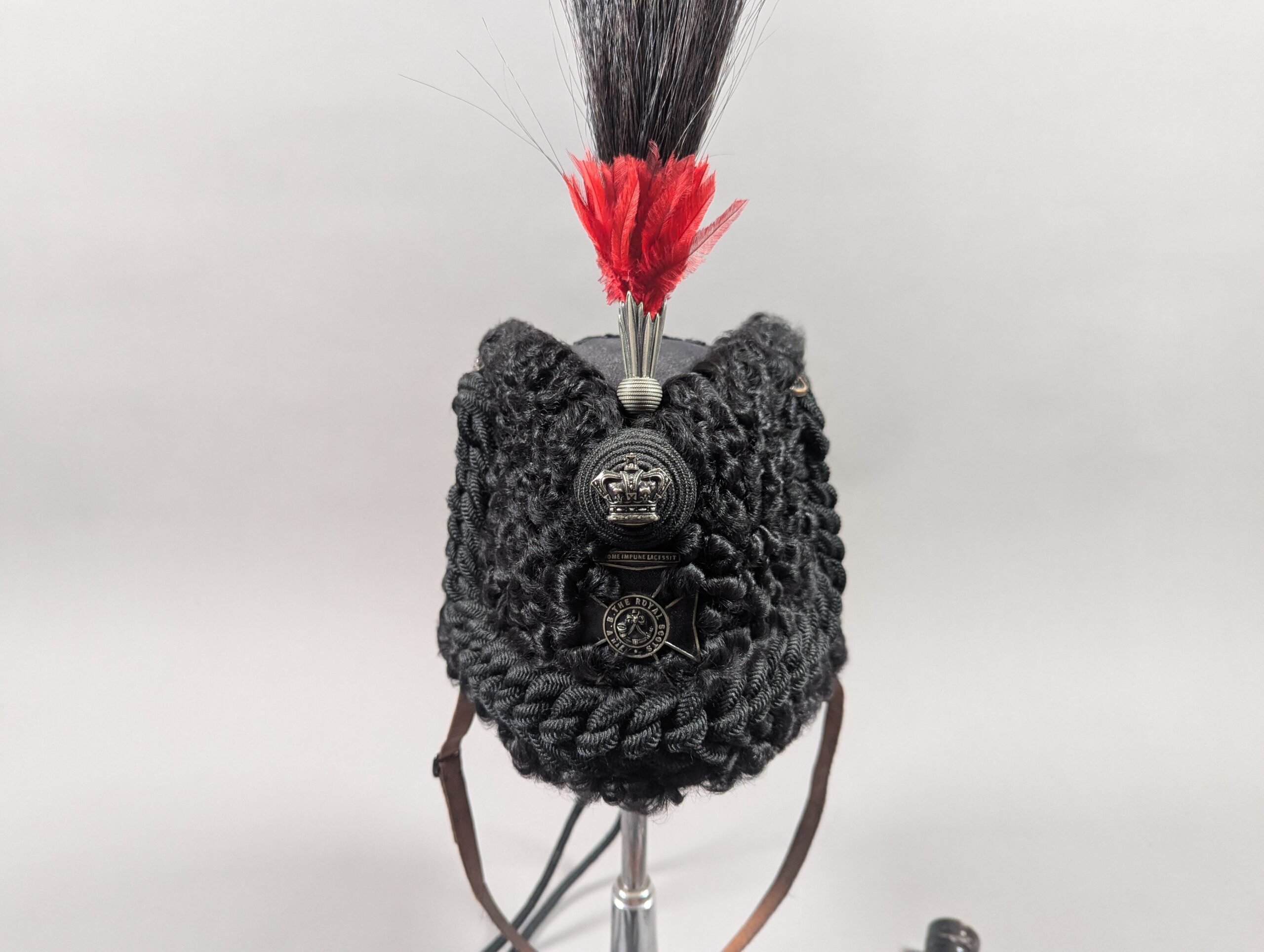 Victorian Officer’s Astrakhan Cap 7th Royal Scots - Image 2