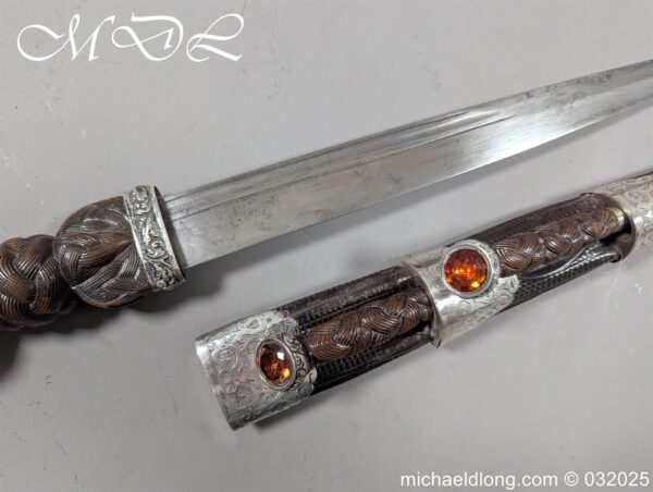 Georgian Silver Mounted Scottish Dirk - Image 27