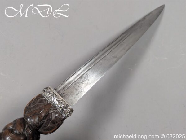 Georgian Silver Mounted Scottish Dirk - Image 10