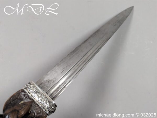 Georgian Silver Mounted Scottish Dirk - Image 9