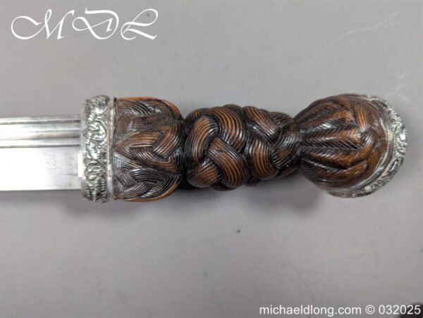 Georgian Silver Mounted Scottish Dirk - Image 6