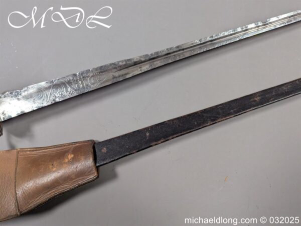 English Silver Hilt Court Sword Hallmark 1786 - Image 27