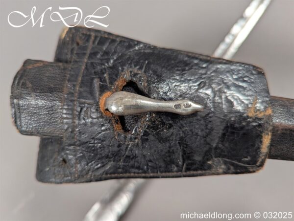 English Silver Hilt Court Sword Hallmark 1786 - Image 23