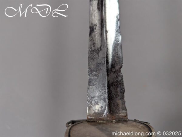 English Silver Hilt Court Sword Hallmark 1786 - Image 21