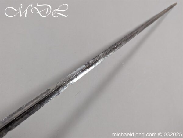 English Silver Hilt Court Sword Hallmark 1786 - Image 18