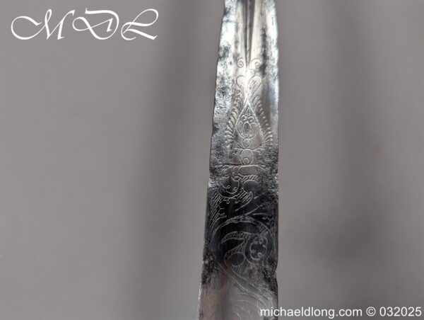 English Silver Hilt Court Sword Hallmark 1786 - Image 15