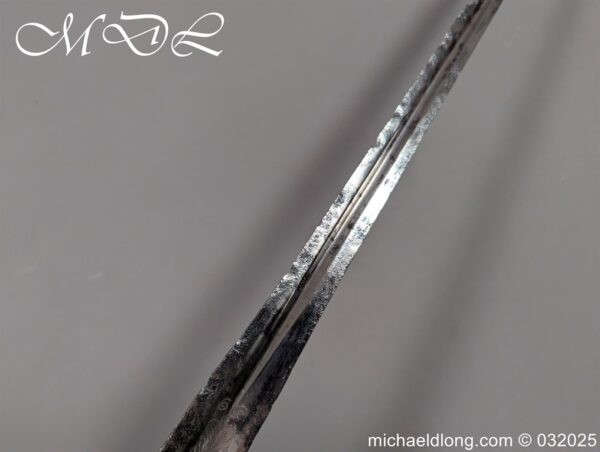 English Silver Hilt Court Sword Hallmark 1786 - Image 14