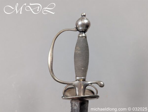 English Silver Hilt Court Sword Hallmark 1786 - Image 12