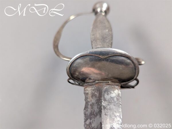English Silver Hilt Court Sword Hallmark 1786 - Image 11