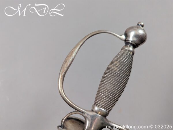 English Silver Hilt Court Sword Hallmark 1786 - Image 10