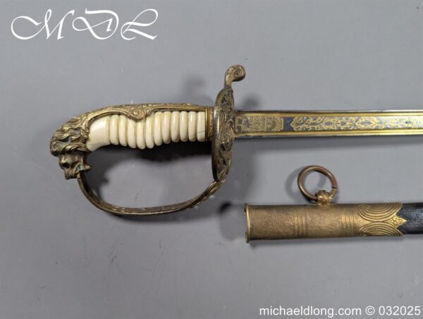 German Imperial Naval Presentation Officer’s Sword - Image 2