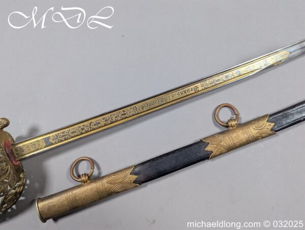 German Imperial Naval Presentation Officer’s Sword - Image 37