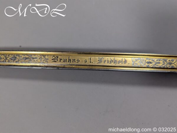German Imperial Naval Presentation Officer’s Sword - Image 20