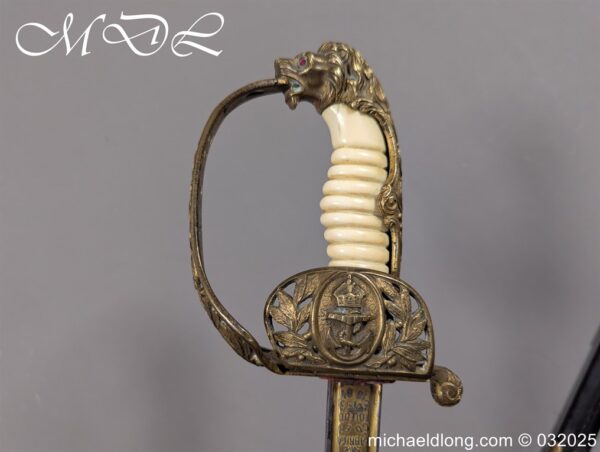 German Imperial Naval Presentation Officer’s Sword - Image 13
