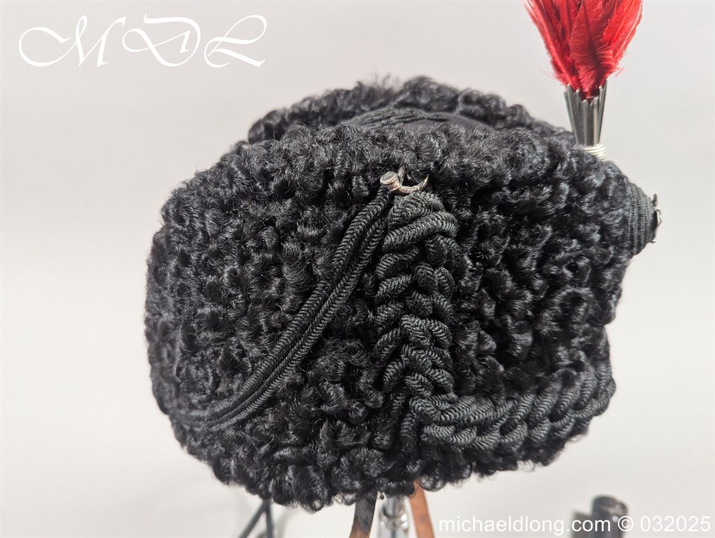 Victorian Officer’s Astrakhan Cap 7th Royal Scots - Image 16