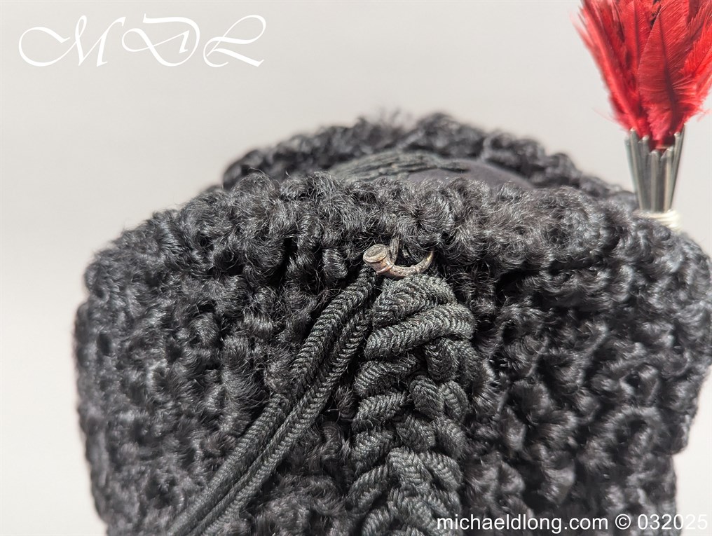 Victorian Officer’s Astrakhan Cap 7th Royal Scots - Image 15