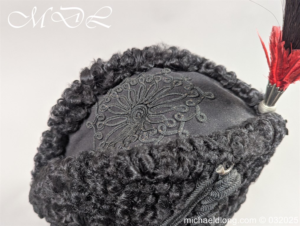 Victorian Officer’s Astrakhan Cap 7th Royal Scots - Image 14