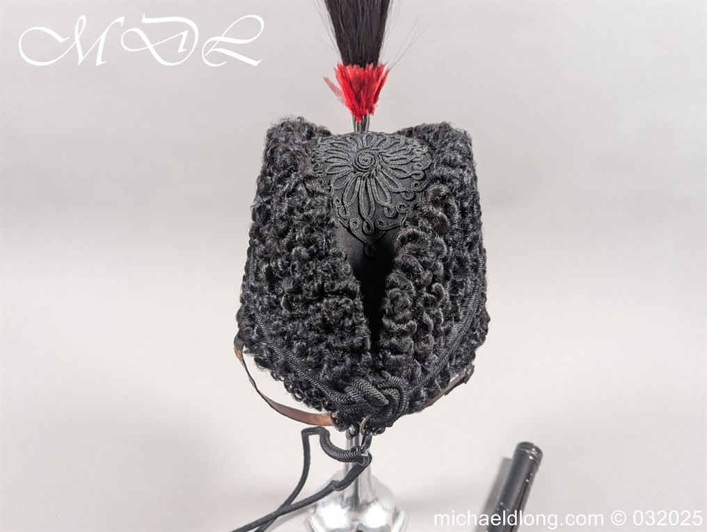 Victorian Officer’s Astrakhan Cap 7th Royal Scots - Image 13