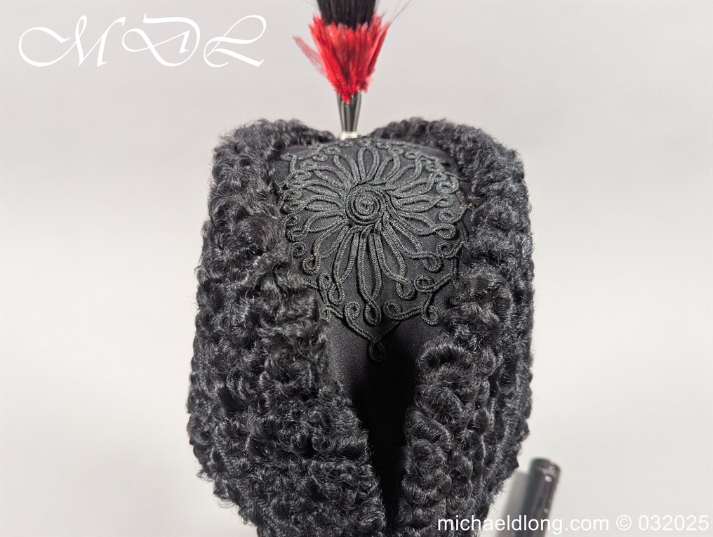 Victorian Officer’s Astrakhan Cap 7th Royal Scots - Image 12