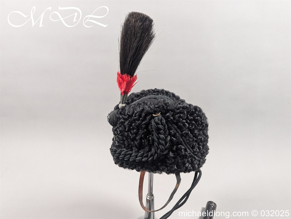Victorian Officer’s Astrakhan Cap 7th Royal Scots - Image 11