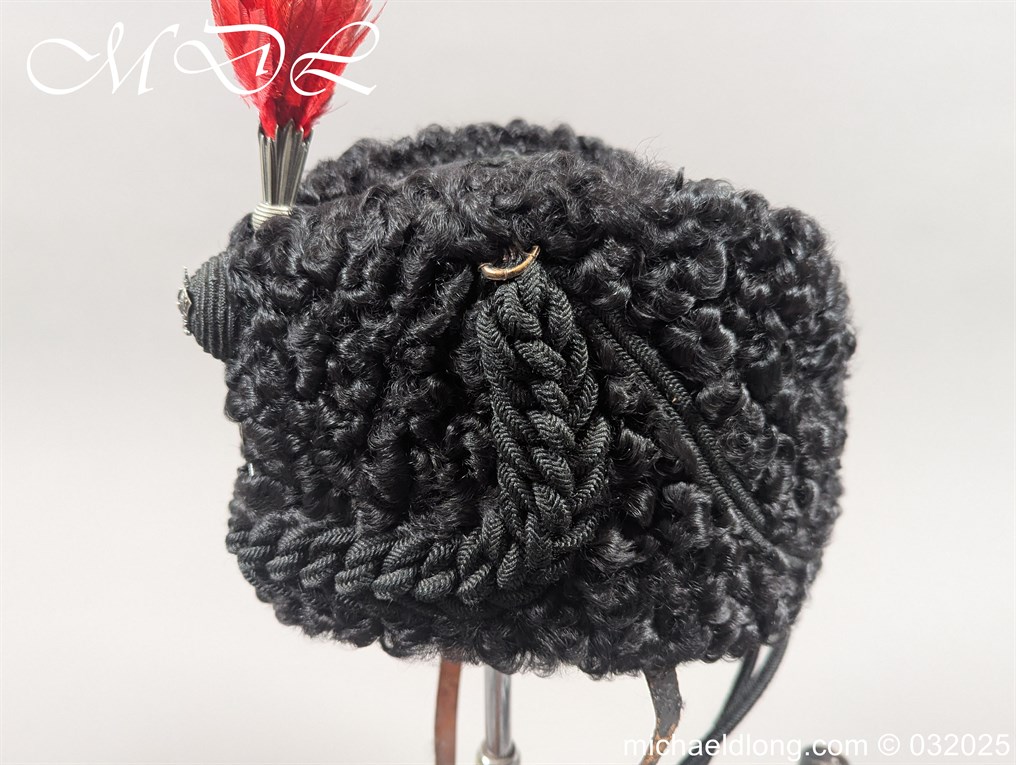 Victorian Officer’s Astrakhan Cap 7th Royal Scots - Image 10