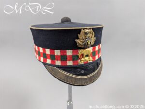 Victorian Officer’s Seaforth Highlanders Forage Cap