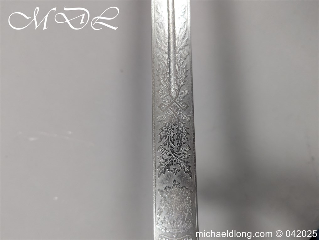 Black Watch WW1 Field Officers Sword by Wilkinson - Image 25