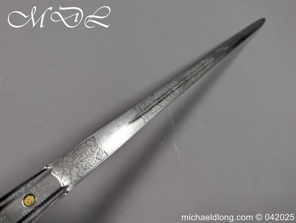 Black Watch WW1 Field Officers Sword by Wilkinson - Image 21