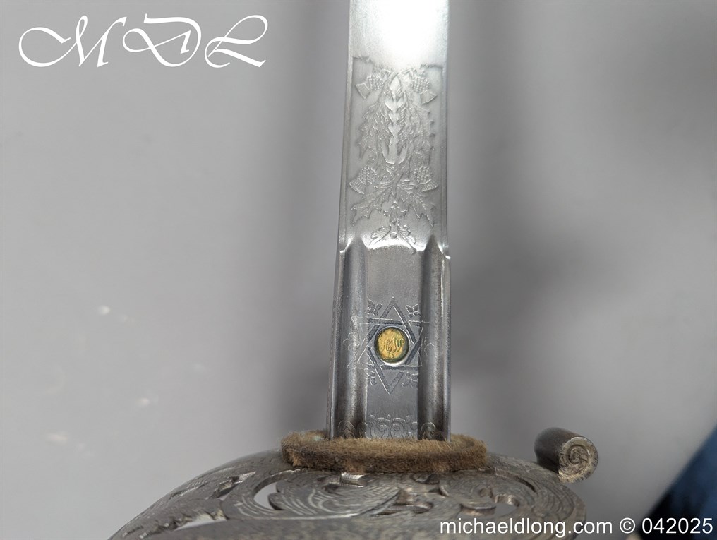 Black Watch WW1 Field Officers Sword by Wilkinson - Image 20